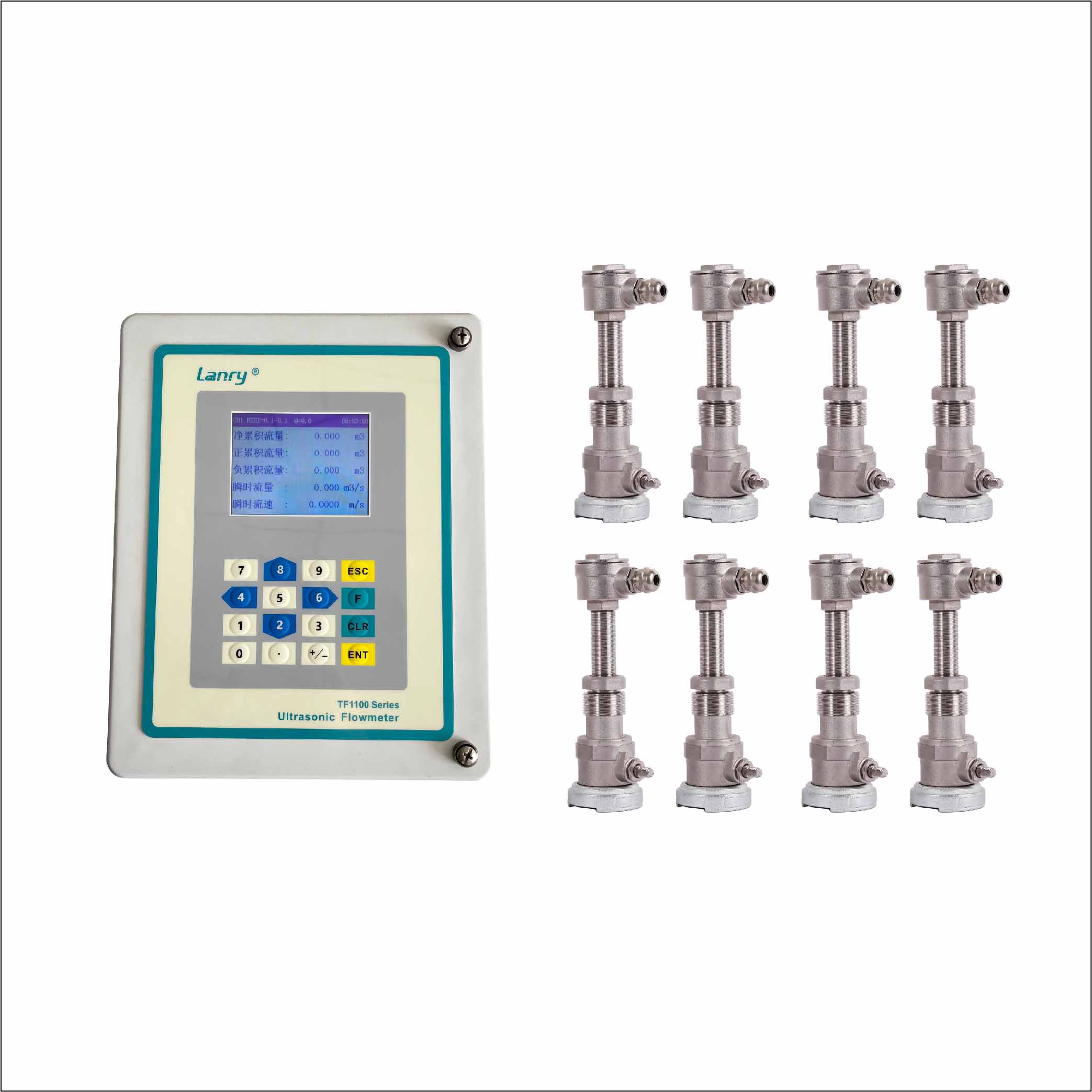 TF1100-FI Four-channel Insertion Transit-time Ultrasonic Flowmeter